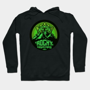 Green Rocky Mountains Hoodie